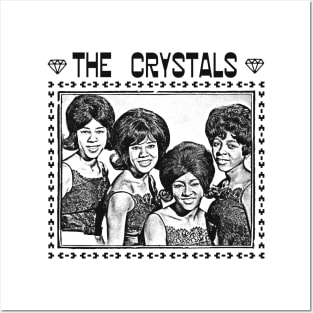 The Crystals // Retro Girl Group Fan Design Posters and Art